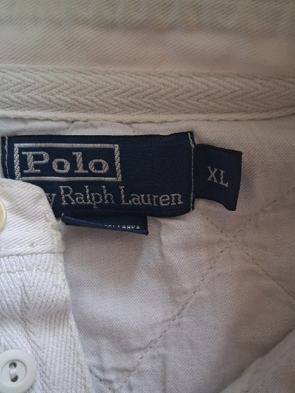 Polo by Ralph Lauren Grey and White Striped Rugby Polo - Picture 3 of 4
